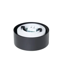 LED-loftlampe Rotari, Ø 12 cm, op & ned, sort^Arcchio Best