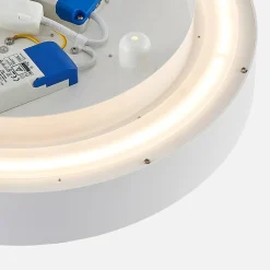 Arcchio LED-loftlampe Vanida, hvid, Ø 40 cm, op/ned