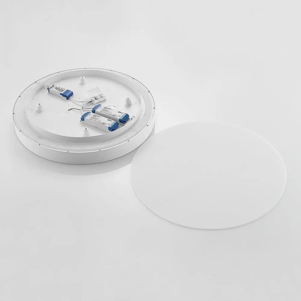 Arcchio Loftlamper>LED-loftlampe Vanida, hvid, Ø 60 cm, op/ned