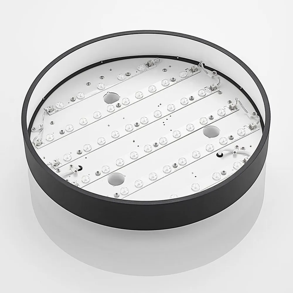 LED-loftlampe Vanida, sort, Ø 40 cm, op/ned^Arcchio Sale