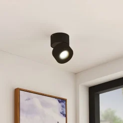 Arcchio Loftlamper>LED-loftspot Rotari, 2150lm, 1 lyskilde, sort