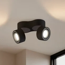 LED-loftspot Rotari, 1960lm, 2 lyskilder, sort^Arcchio Clearance