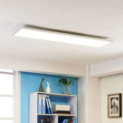 LED-panel Arthur, 120 x 30 cm, sølv, 4000 K^Arcchio Hot