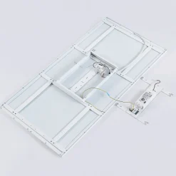 Arcchio LED-panel Arya, dæmpbart, 119 cm x 59 cm, metal