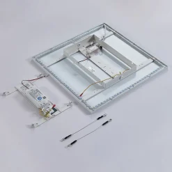 Arcchio LED-panel Brenda, 60 cx 60 cm, CCT, fjernbetjening