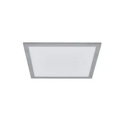 Arcchio LED-panel Lyndra, 40 cm, sølv, aluminium, dæmpbar, CCT