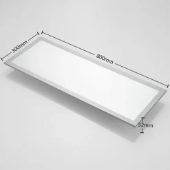 LED-panel Lyndra, 80 cm, sølv, aluminium, dæmpbar, CCT^Arcchio Sale