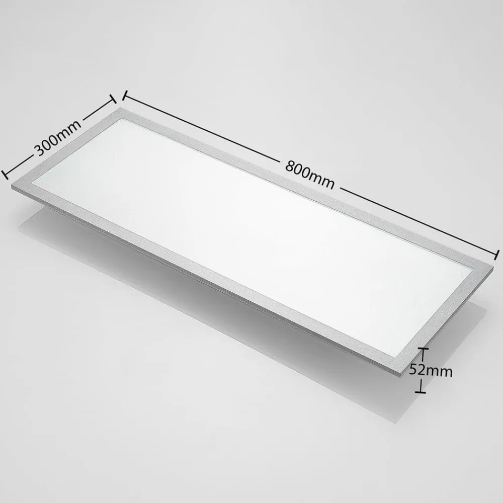 LED-panel Lyndra, 80 cm, sølv, aluminium, dæmpbar, CCT^Arcchio Sale