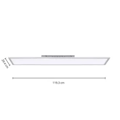LED-panel Lysander, 50W, CCT, 119cm, sølv^Arcchio Hot