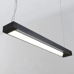 Arcchio LED-pendellampe Cuna, 92 cm, sort, metal