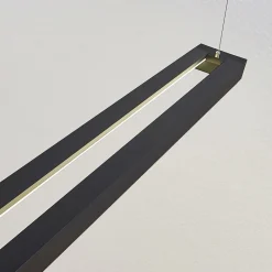 LED-pendellampe Cuna, sort, 162 cm, metal^Arcchio Sale