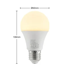 LED-pære E27 A60 9,5W opal 3.000K 1055lm^Arcchio Discount