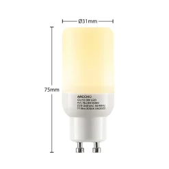 LED-pære i rørform GU10 3W 3.000K^Arcchio Sale