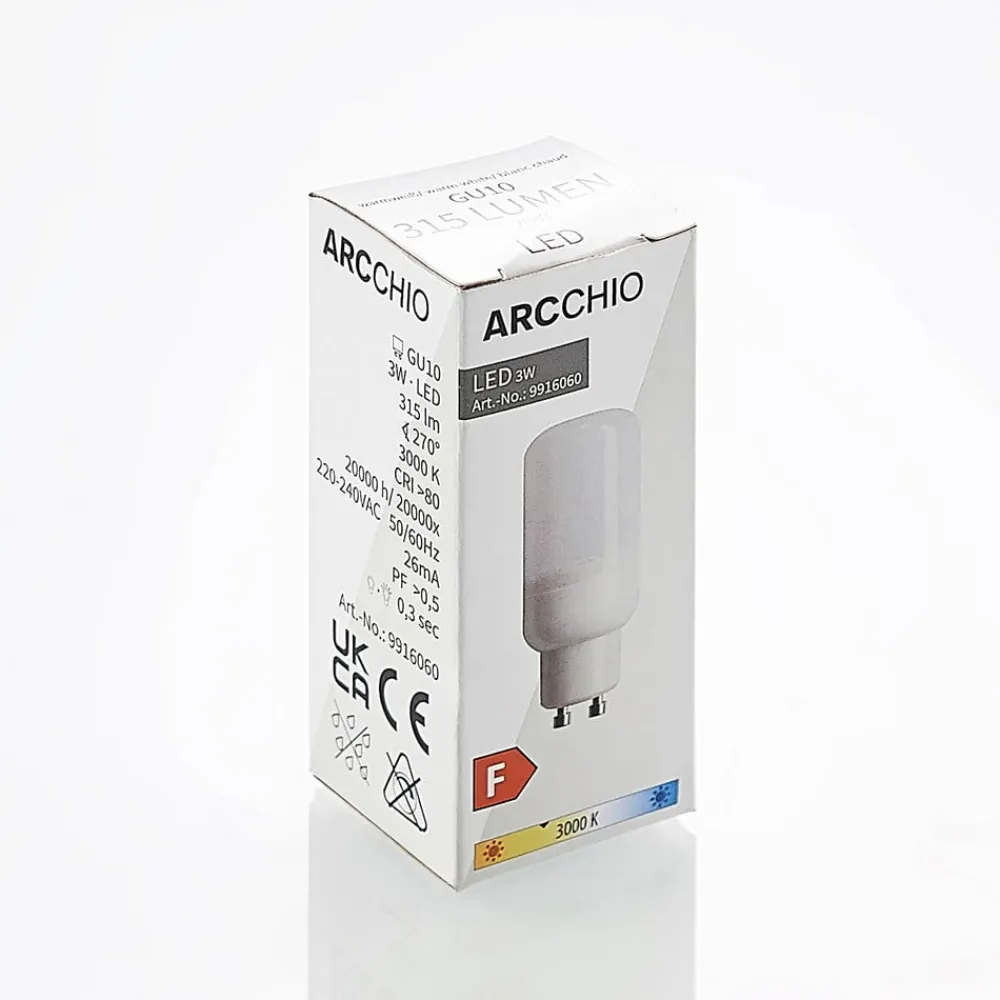 LED-pære i rørform GU10 3W 3.000K^Arcchio Sale