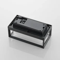 LED-væglampe Ismera, antracit/opal, IP65, glas^Arcchio Best