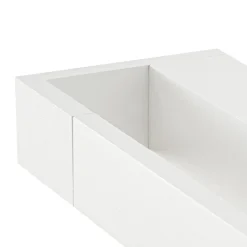 Arcchio LED-væglampe Jora, 90 cm, hvid, drejelig, IP44