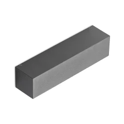 Arcchio LED-væglampe Lengo, 25 cm, 1 lyskilde, antracit, CCT