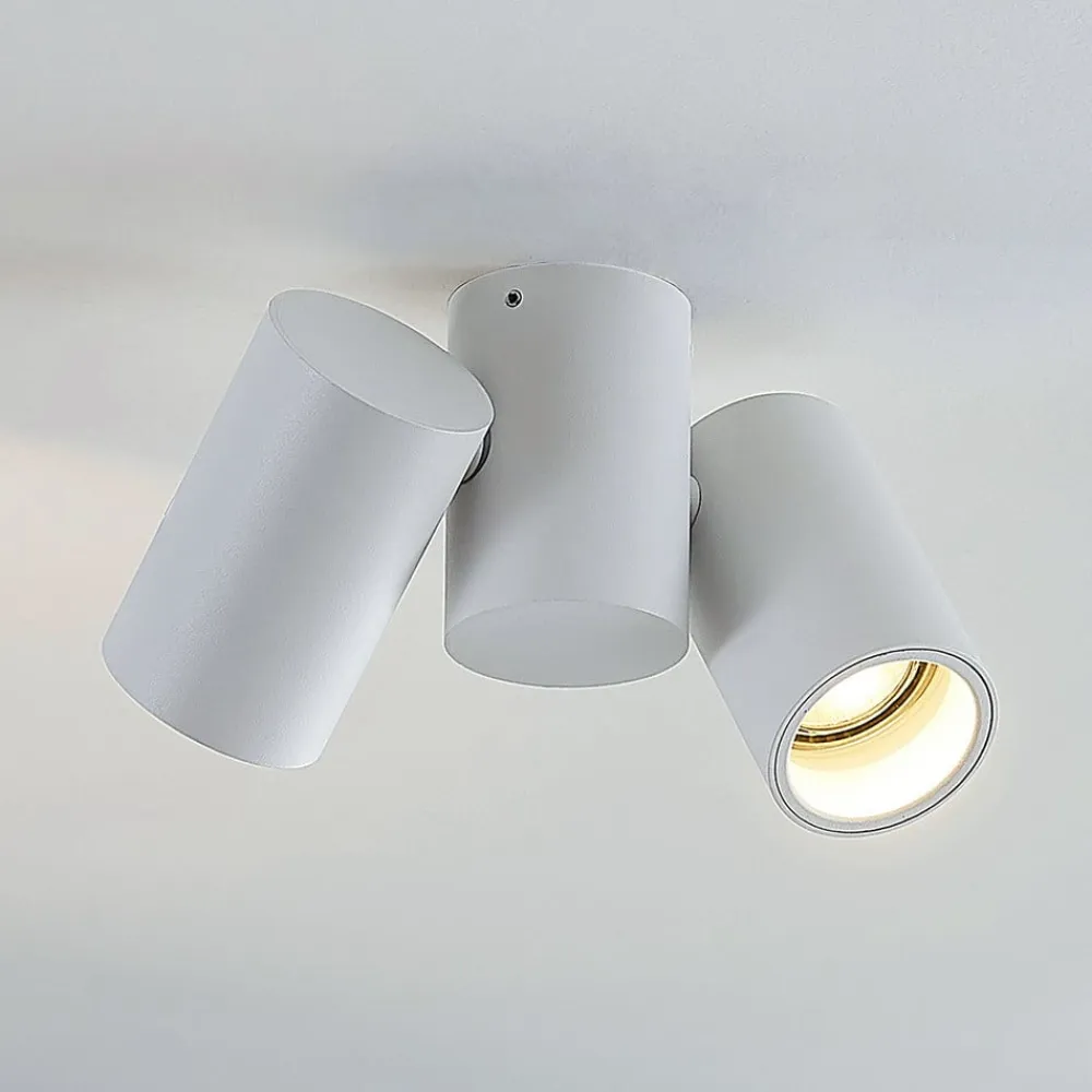 loftlampe Gesina, 2-lys, hvid, aluminium, 17,5 cm^Arcchio Outlet