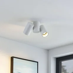 loftlampe Gesina, 2-lys, hvid, aluminium, 17,5 cm^Arcchio Outlet