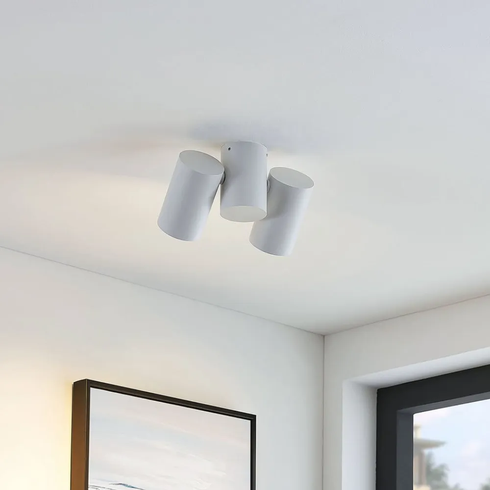 loftlampe Gesina, 2-lys, hvid, aluminium, 17,5 cm^Arcchio Outlet