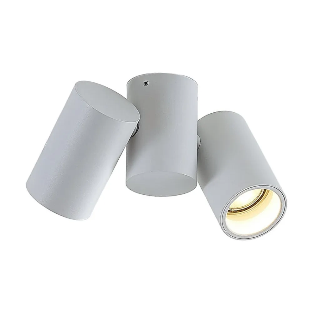 loftlampe Gesina, 2-lys, hvid, aluminium, 17,5 cm^Arcchio Outlet