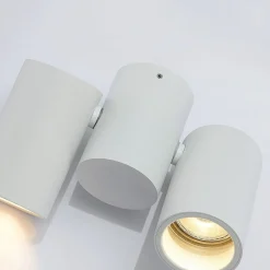 loftlampe Gesina, 2-lys, hvid, aluminium, 17,5 cm^Arcchio Outlet