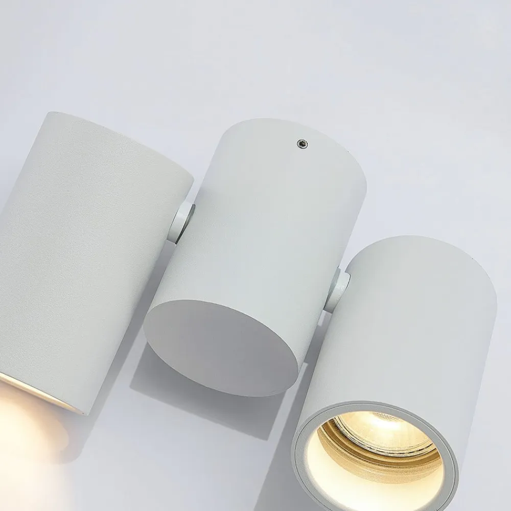 loftlampe Gesina, 2-lys, hvid, aluminium, 17,5 cm^Arcchio Outlet