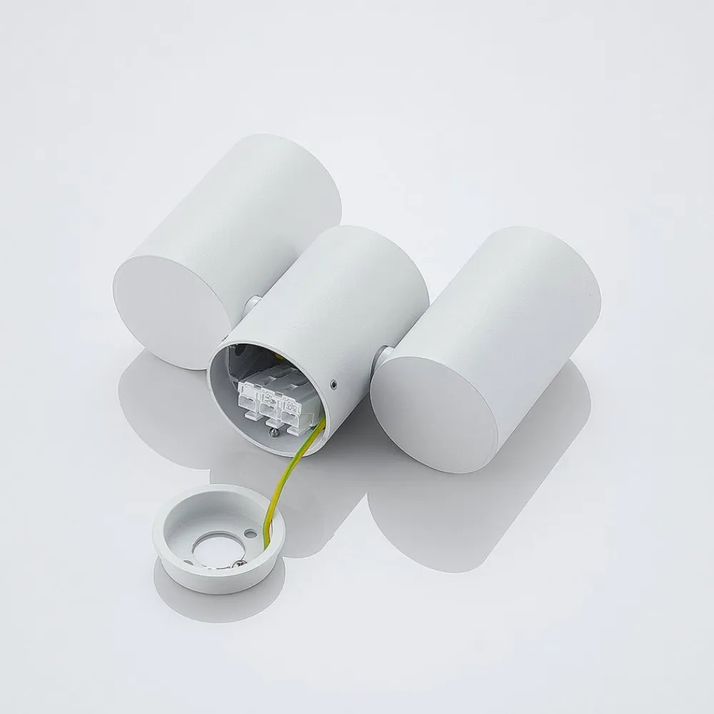 loftlampe Gesina, 2-lys, hvid, aluminium, 17,5 cm^Arcchio Outlet