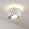 loftlampe Walisa, Ø 15 cm, hvid, metal, GU10^Arcchio Best