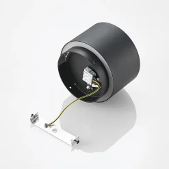 Arcchio loftlampe Walisa, Ø 15 cm, sort, metal, GU10