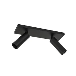 Arcchio loftspot Brinja Slim, sort, 2 lyskilder GU10 MR11