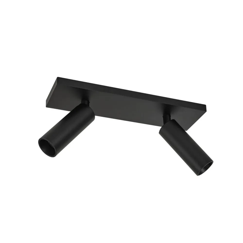 Arcchio loftspot Brinja Slim, sort, 2 lyskilder GU10 MR11
