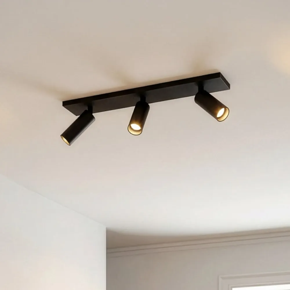 loftspot Brinja Slim, sort, 3 lyskilder GU10 MR11^Arcchio Best