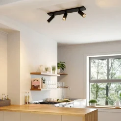 loftspot Brinja Slim, sort, 3 lyskilder GU10 MR11^Arcchio Best