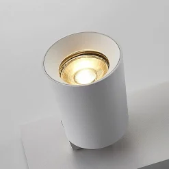 Arcchio loftspot Iavo, 30 cm, hvid, 2 lyskilder, metal