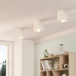 loftspot Jolina, kantet, hvid, sæt af 2, aluminium^Arcchio Best