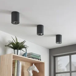 loftspot Jolina, rund, antracit, 13 cm, metal^Arcchio Best