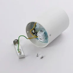 Arcchio loftspot Jolina, rund, hvid, 13 cm, metal