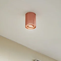 Arcchio Spotlights>loftspot Jolina, rund, kobber, 13 cm, metal