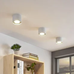 Arcchio Arbejdsrum/Kontor|Gang>loftspot Mabel, Ø 12 cm, hvid, metal, GU10