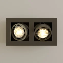 loftspot Ronka, 34 cm, 2 lyskilder, grå, GU10^Arcchio Hot