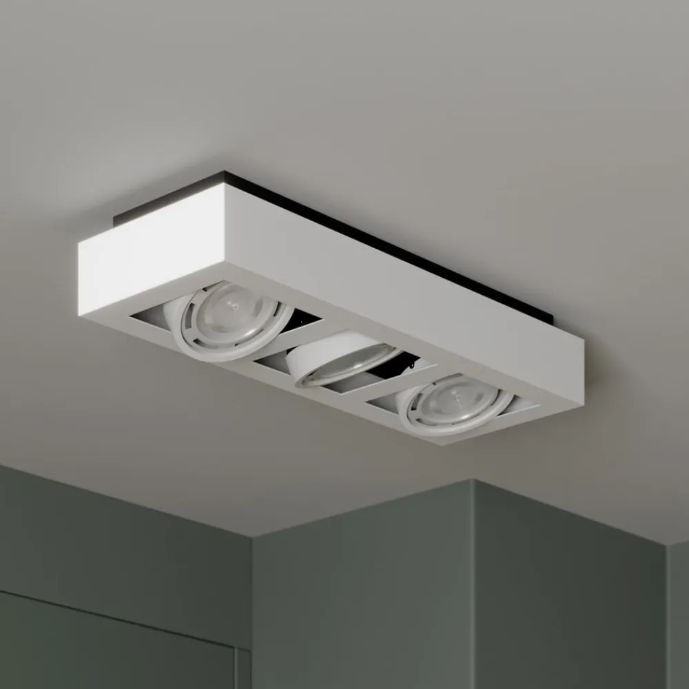 Arcchio loftspot Ronka, 50 cm, 3 lyskilder, hvid, GU10