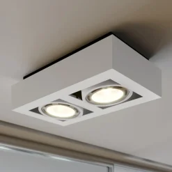 loftspot Ronka, 34 cm, 2 lyskilder, hvid, GU10^Arcchio