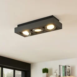 Arcchio loftspot Ronka, 50 cm, 3 lyskilder, grå, GU10