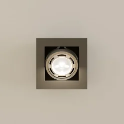 Arcchio loftspot Ronka, grå, 19 cm x 19 cm, GU10