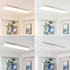 Lysander LED-panel, CCT, 119cm 55W, hvid^Arcchio Hot