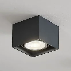 Arcchio Arbejdsrum/Kontor|Spotlights>Mabel loftspot, 12 cm x 12 cm, grå, GU10