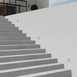 Makio vægindbygningslampe, hvid, G9, IP65^Arcchio