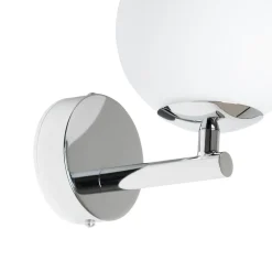 Maviris LED-væglampe til bad, kugle, glas^Arcchio New