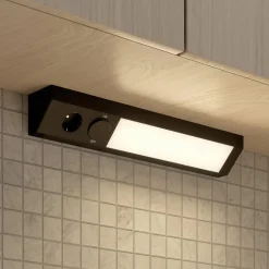 Arcchio Mitari LED-underskabsbelysning, sort